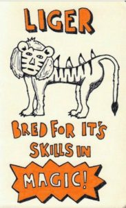 The liger - bred for it's skills in magic!