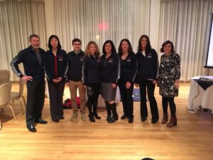 2017 New England Grand Prix IronRunners — with John Singelais, Lin Zhang, Rebecca Dorr, Emily Cunha, Carole Singelais and Suzanne Barker.